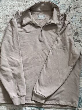 Everlane Quarter Zip Sweatshirt